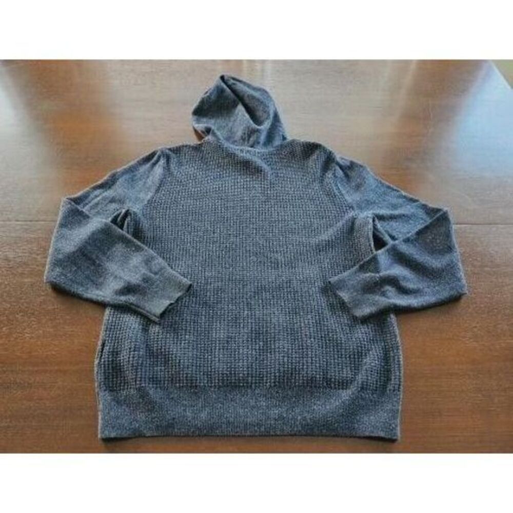 Gap For Good Men's Hooded Pullover Sweater Waffle Sweater‎ Hoodie Size Small - Picture 5 of 7
